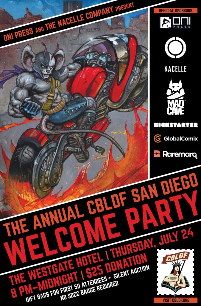 Oni Press Hosts CBLDF San Diego Comic-Con Welcome Party